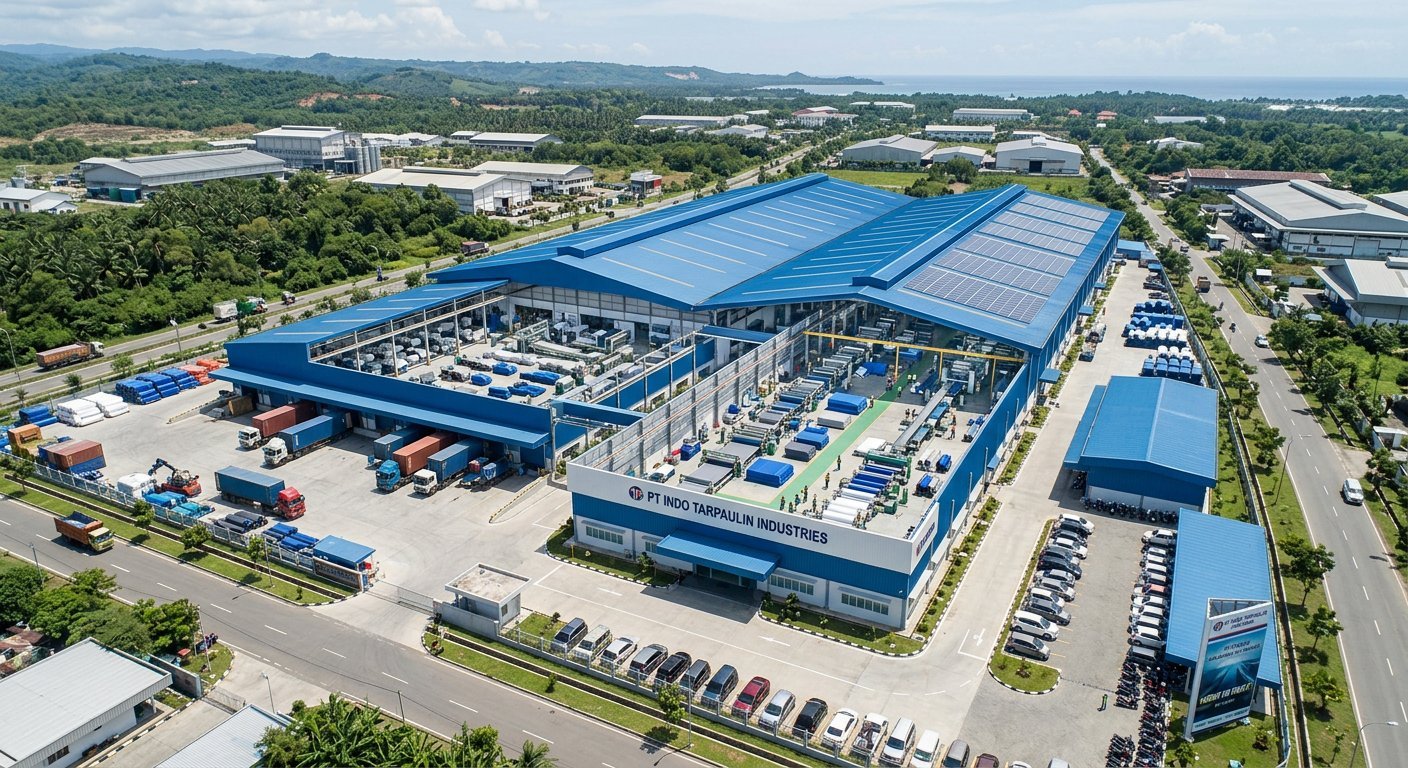 Fasilitas Produksi Modern — Kapasitas 3.000-4.000 m2/Hari