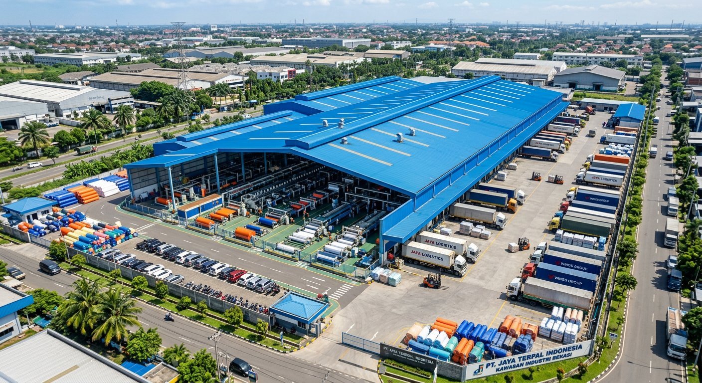 Pabrik Produksi Korindo Terpal Surabaya Barat